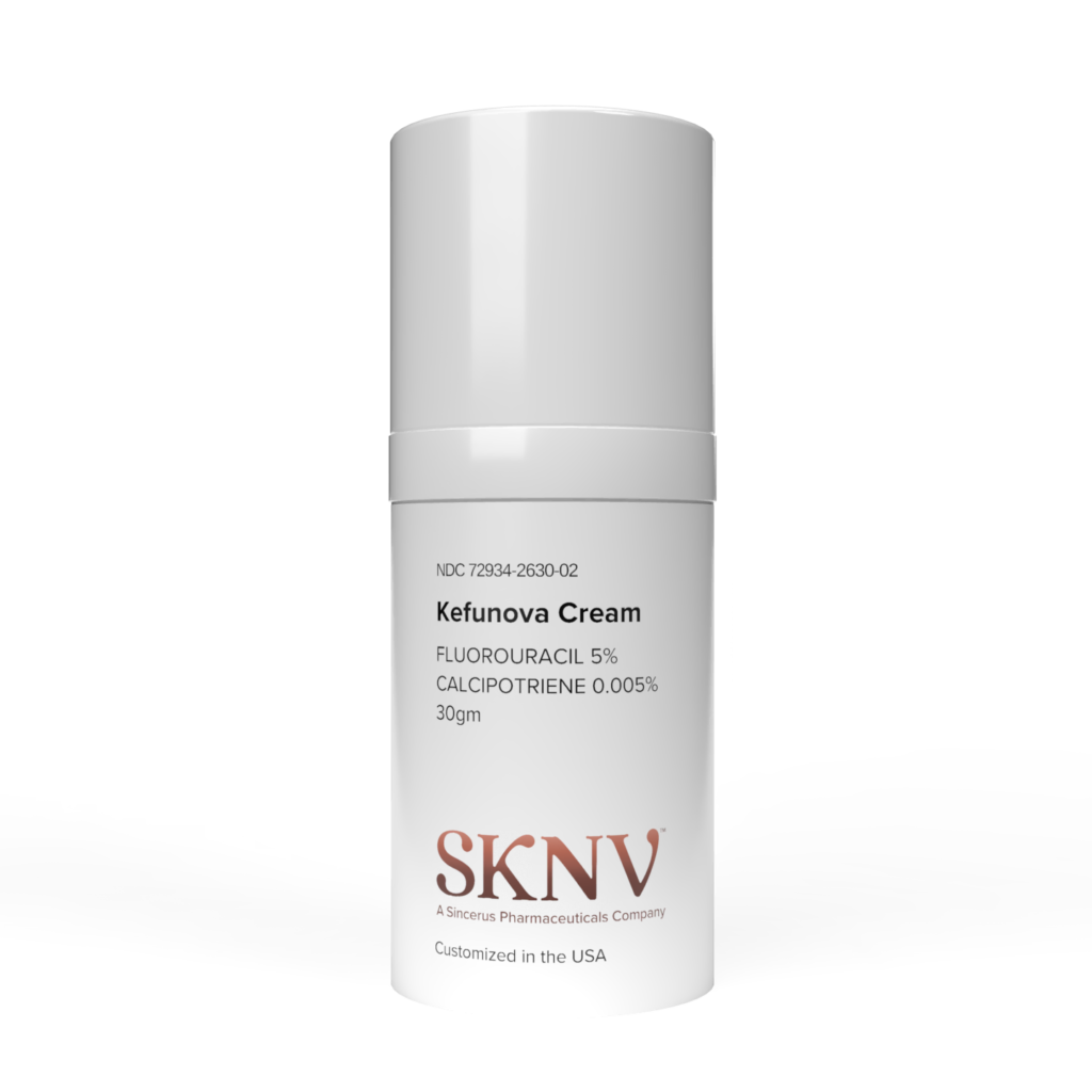 Kefunova Cream 30g – Fluorouracil 5% Calcipotriene 0.005% compounded by SKNV Pharmacy